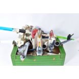 A COLLECTION OF EARLY 21ST CENTURY LFL STAR WARS AIRCRAFTS AND A LIGHTSABER, to include a 2009