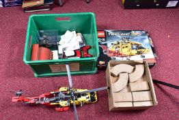 A BOXED LEGO TECHNIC RESCUE HELICOPTER, No.9396, constructed model, not checked for completeness but