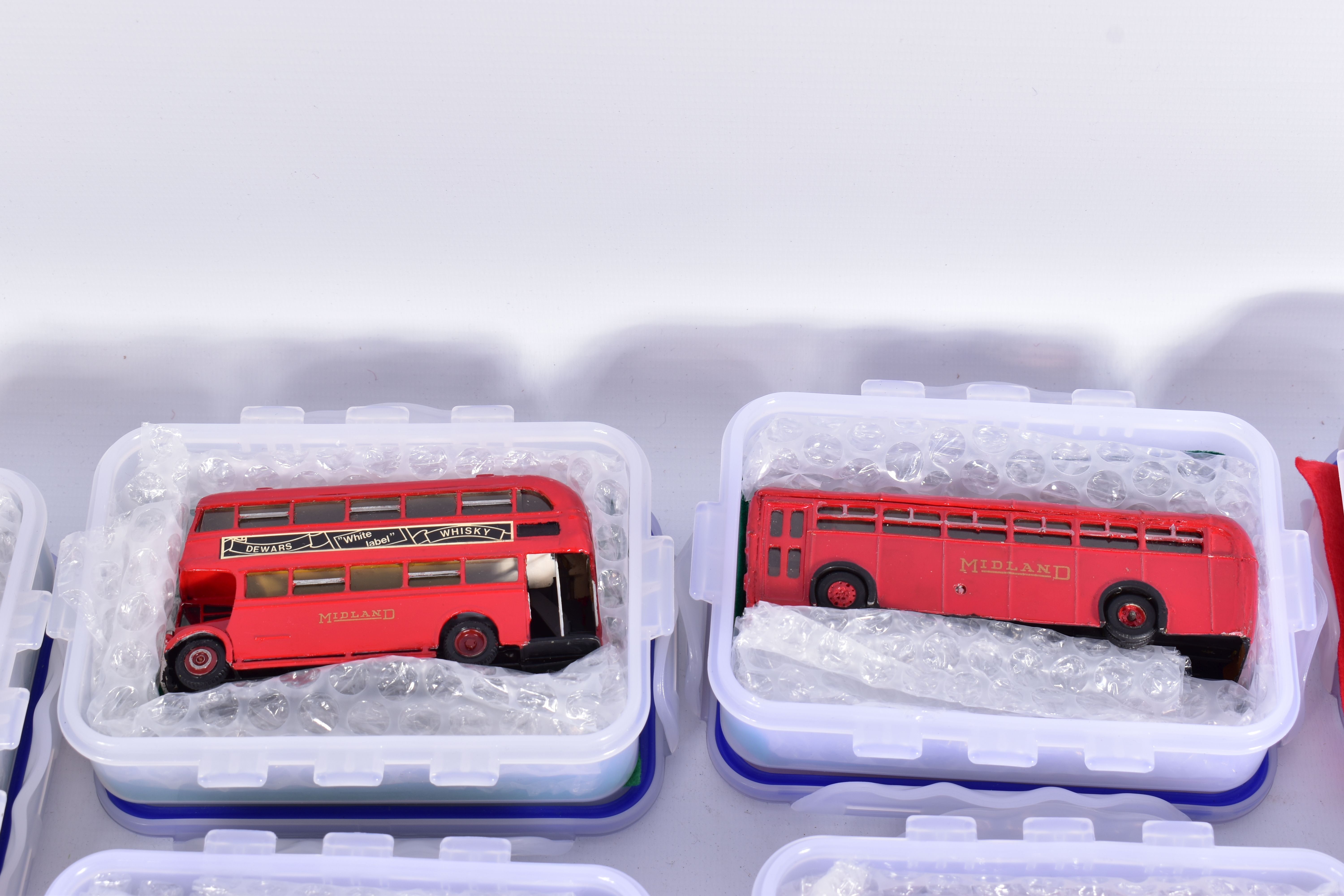 A COLLECTION OF CONSTRUCTED WHITEMETAL KIT MIDLAND RED BUS MODELS, all are 1/76 scale kit models and - Image 8 of 11