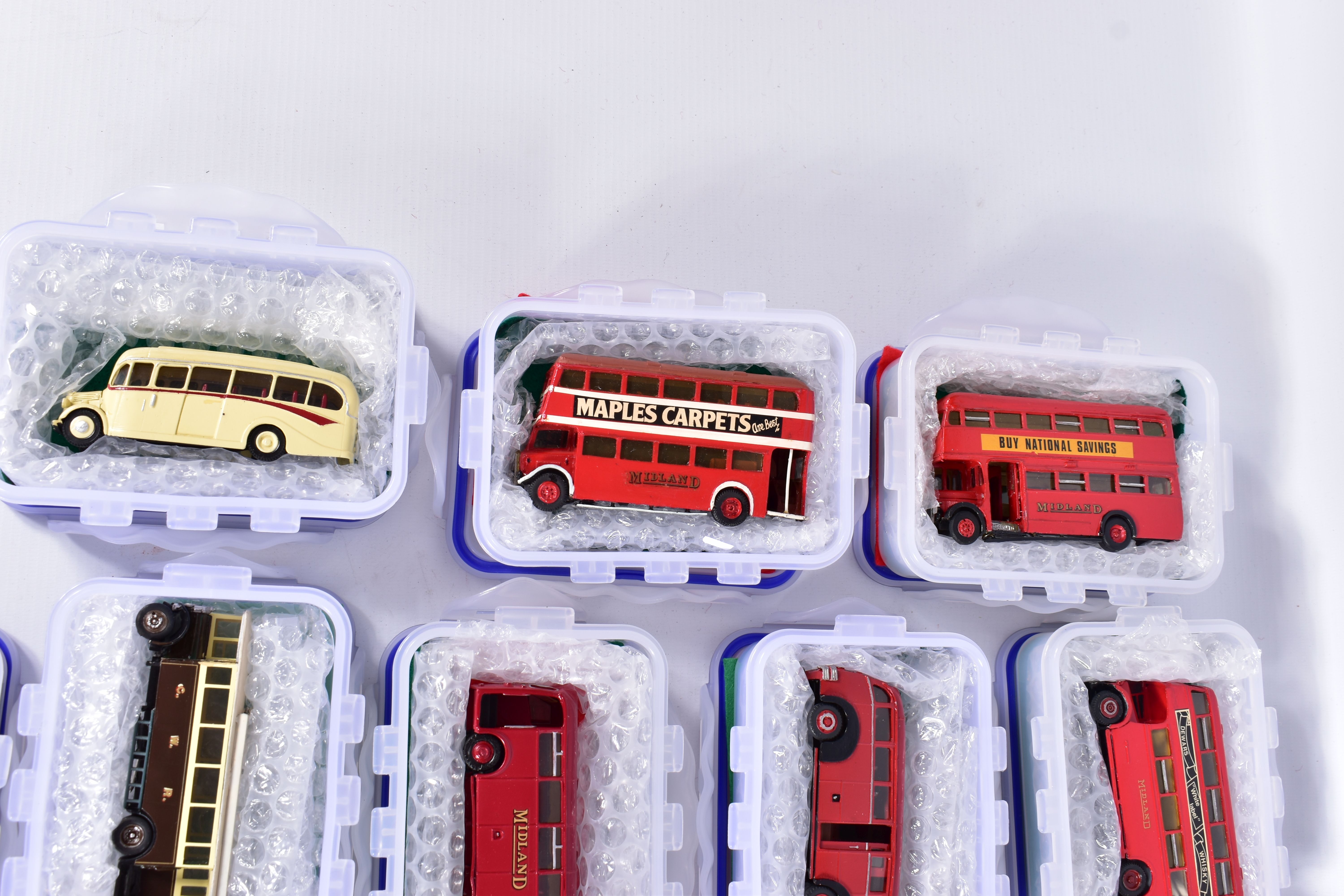 A COLLECTION OF CONSTRUCTED WHITEMETAL KIT MIDLAND RED BUS MODELS, all are 1/76 scale kit models and - Image 10 of 11