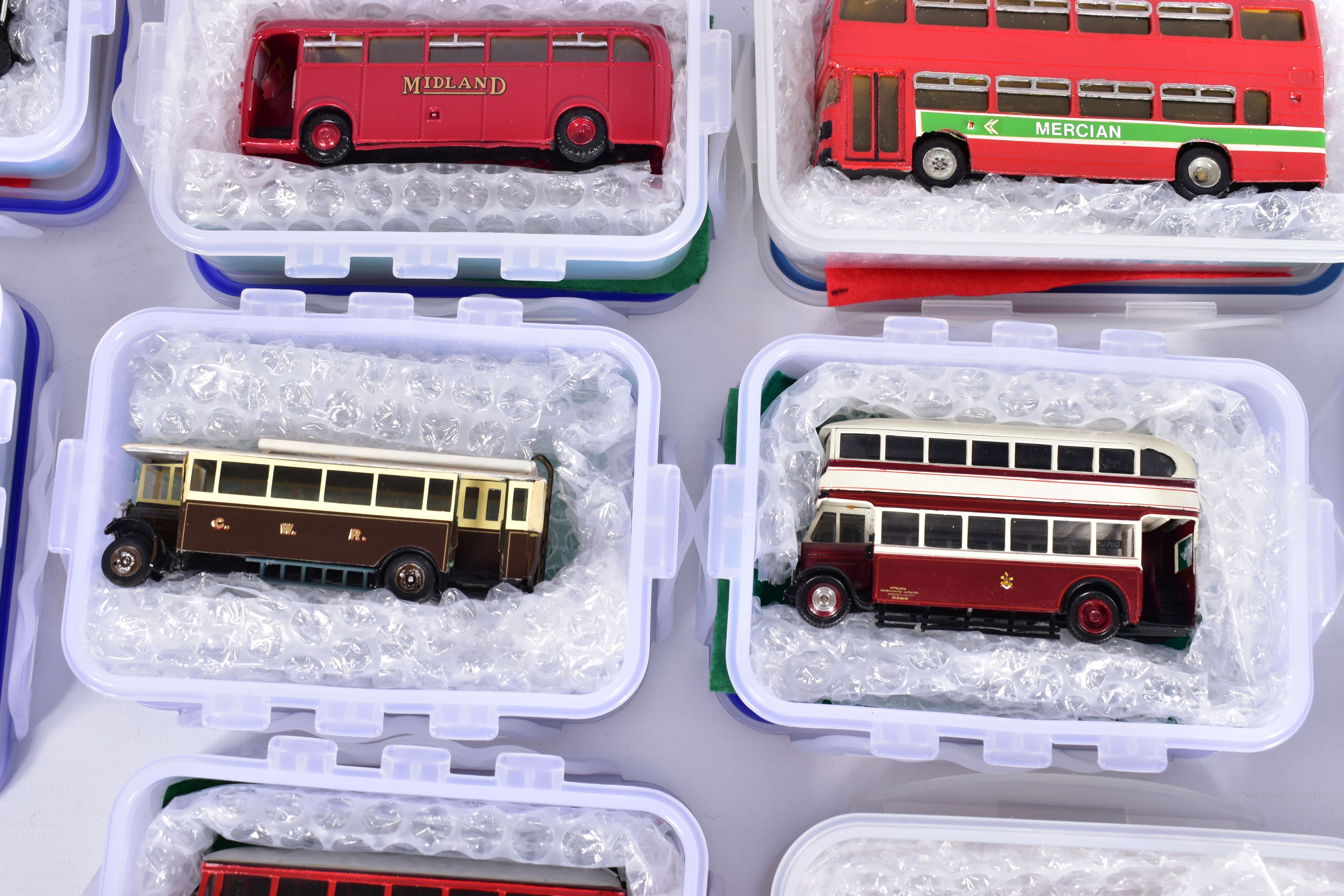 A COLLECTION OF CONSTRUCTED WHITEMETAL KIT MIDLAND RED BUS MODELS, all are 1/76 scale kit models and - Image 4 of 11