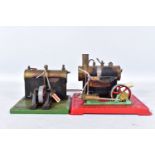 A BOXED MAMOD LIVE STEAM ENGINE, No.S.E.2, not tested, playworn condition and has been fired up,