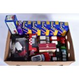 A QUANTITY OF BOXED AND UNBOXED MODERN DIECAST AND PLASTIC AUSTIN MORRIS & B.M.W. MINI MODELS, to