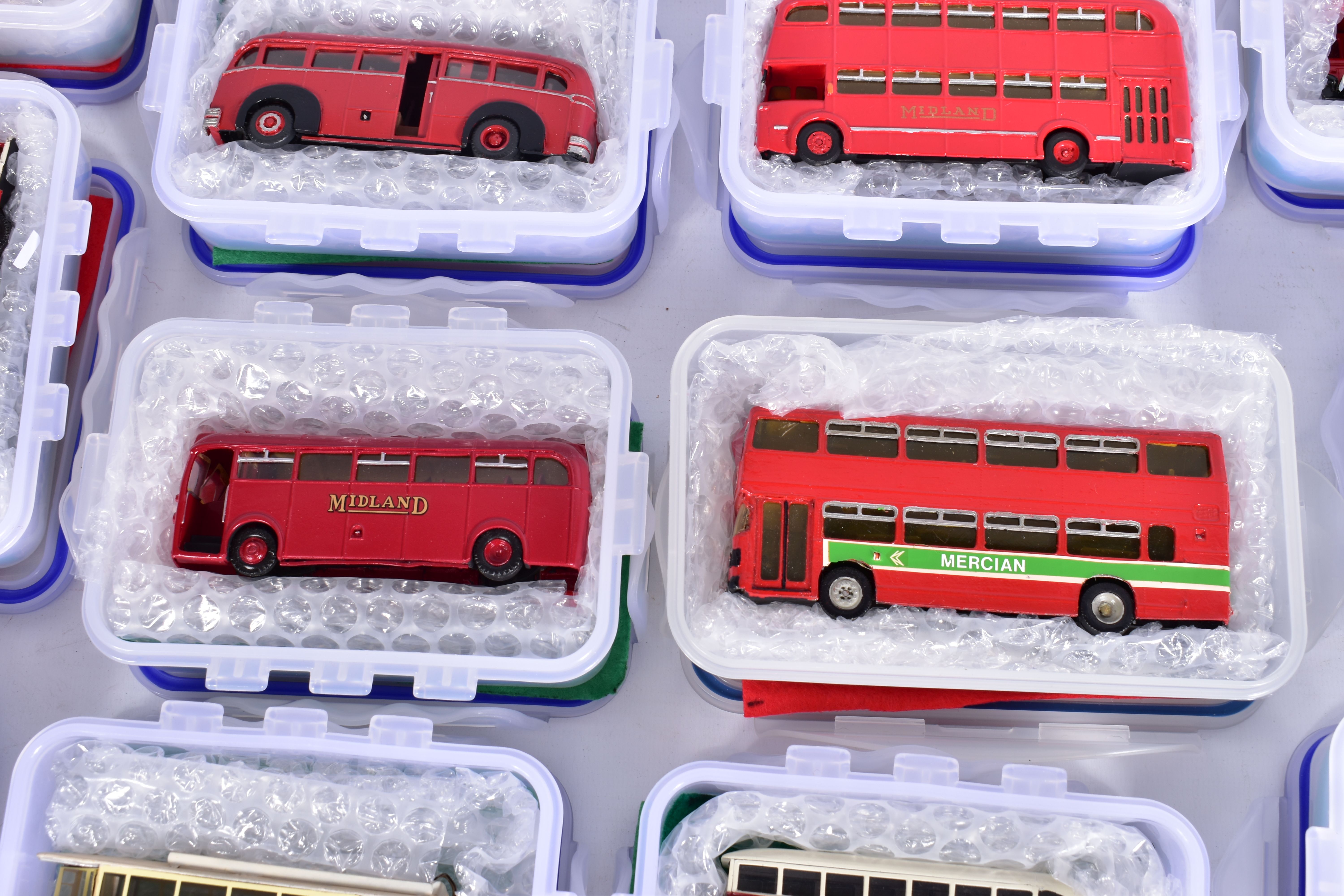 A COLLECTION OF CONSTRUCTED WHITEMETAL KIT MIDLAND RED BUS MODELS, all are 1/76 scale kit models and - Image 5 of 11