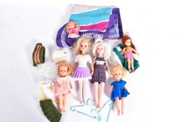 A QUANTITY OF ASSORTED DOLLS, to include Sindy (stamped 033055X to back of head and Made in Hong