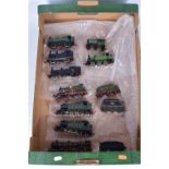 A QUANTITY OF UNBOXED AND ASSORTED OO GAUGE MODEL RAILWAY LOCOMOTIVES, to include Tri-ang Achilles