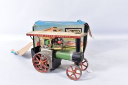 A BOXED MAMOD LIVE STEAM TRACTION ENGINE, No.TE1A, not tested, has been, has been fired and run