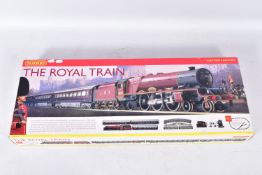 A BOXED HORNBY OO GAUGE THE ROYAL TRAIN SET, No.R1057, comprising Princess class locomotive '