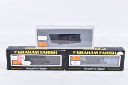 THREE BOXED GRAHAM FARISH BY BACHMANN N GAUGE LOCOMOTIVES, class 3F Jinty No.47383, B.R. black