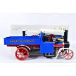 A BOXED MAMOD LIVE STEAM WAGON, No.SW1, not tested, appears largely complete, in very good condition