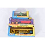 THREE BOXED MATCHBOX KING SIZE AND SUPERKINGS MODELS, Super Kings Massey Ferguson Tractor & Trailer,