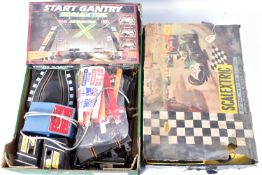 A BOXED SCALEXTRIC 50 SET, not tested, comprising BRM F1 car, No.C72 in blue and Porsche F1 car,