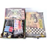 A BOXED SCALEXTRIC 50 SET, not tested, comprising BRM F1 car, No.C72 in blue and Porsche F1 car,