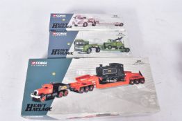 THREE BOXED CORGI CLASSICS HEAVY HAULAGE SETS, No's. 13501, 31003 and 31007, all with limited