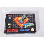 THE DEATH AND RETURN OF SUPERMAN SNES BOXED, the SNES version of The Death And Return Of Superman