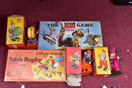 A BOXED PALITOY PARKER THE ACTION MAN BOARD GAME, No.31241, contents not checked but appears largely