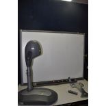 A SMART TECHNOLOGY 20-OO781-00 DLP PROJECTOR with remote and wall bracket along with a Smart
