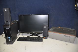 A LENOVO H330 COMPUTER TOWER with a Acer G246HL monitor and a HP deskjet2510 scanner/printer (all
