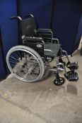 A PERFORMANCE HEALTH DAYS WHEELCHAIR, self-propelled with footrests (in good used condition) with