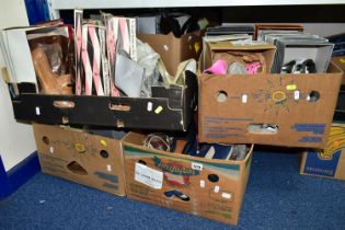 EIGHT BOXES OF LADIES' SHOES, including vintage and more modern pairs, most are boxed, sizes vary,