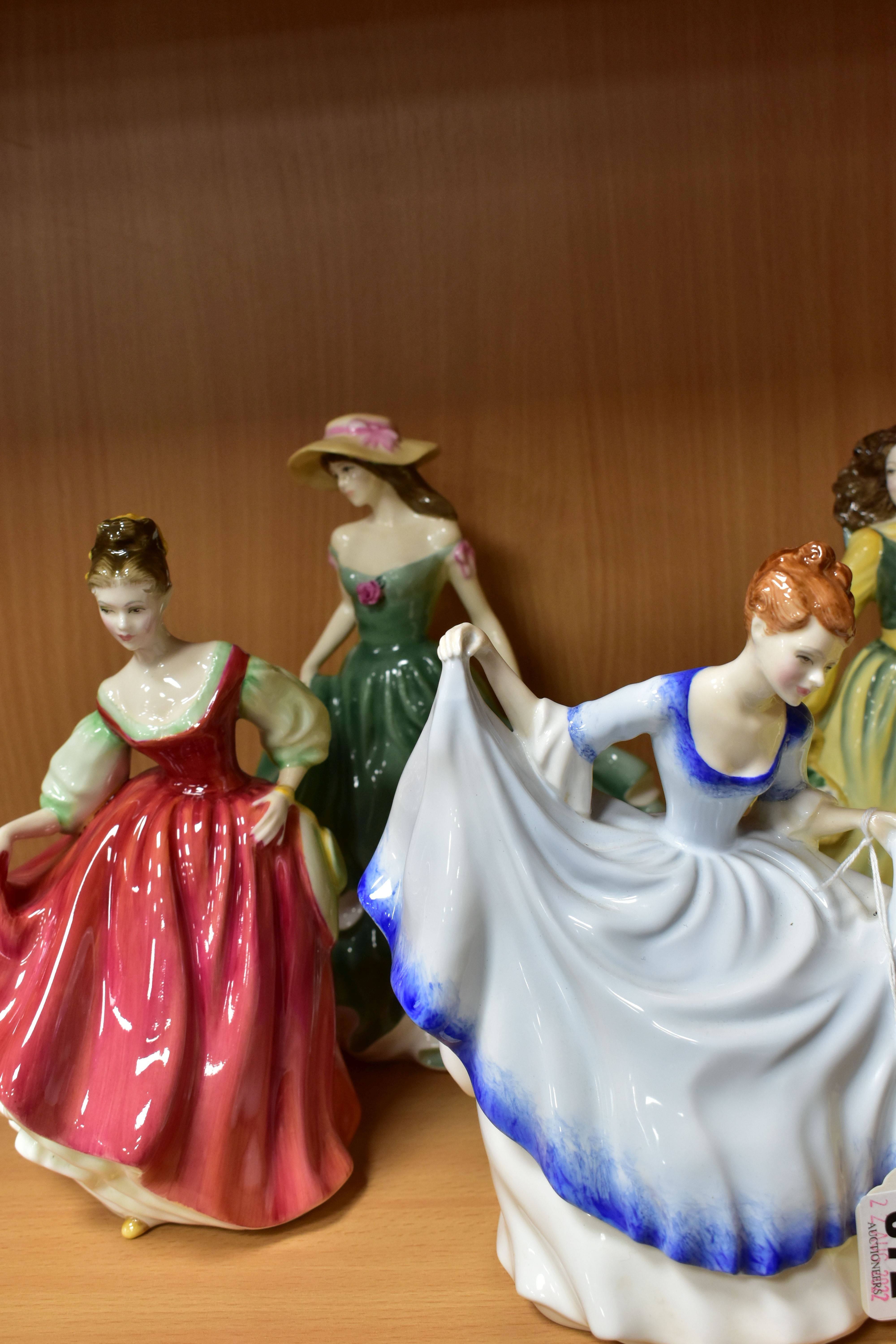 FIVE ROYAL DOULTON LADIES, comprising 'Pamela' HN3223, (worn gilt signature to the base), 'Fair - Bild 2 aus 4