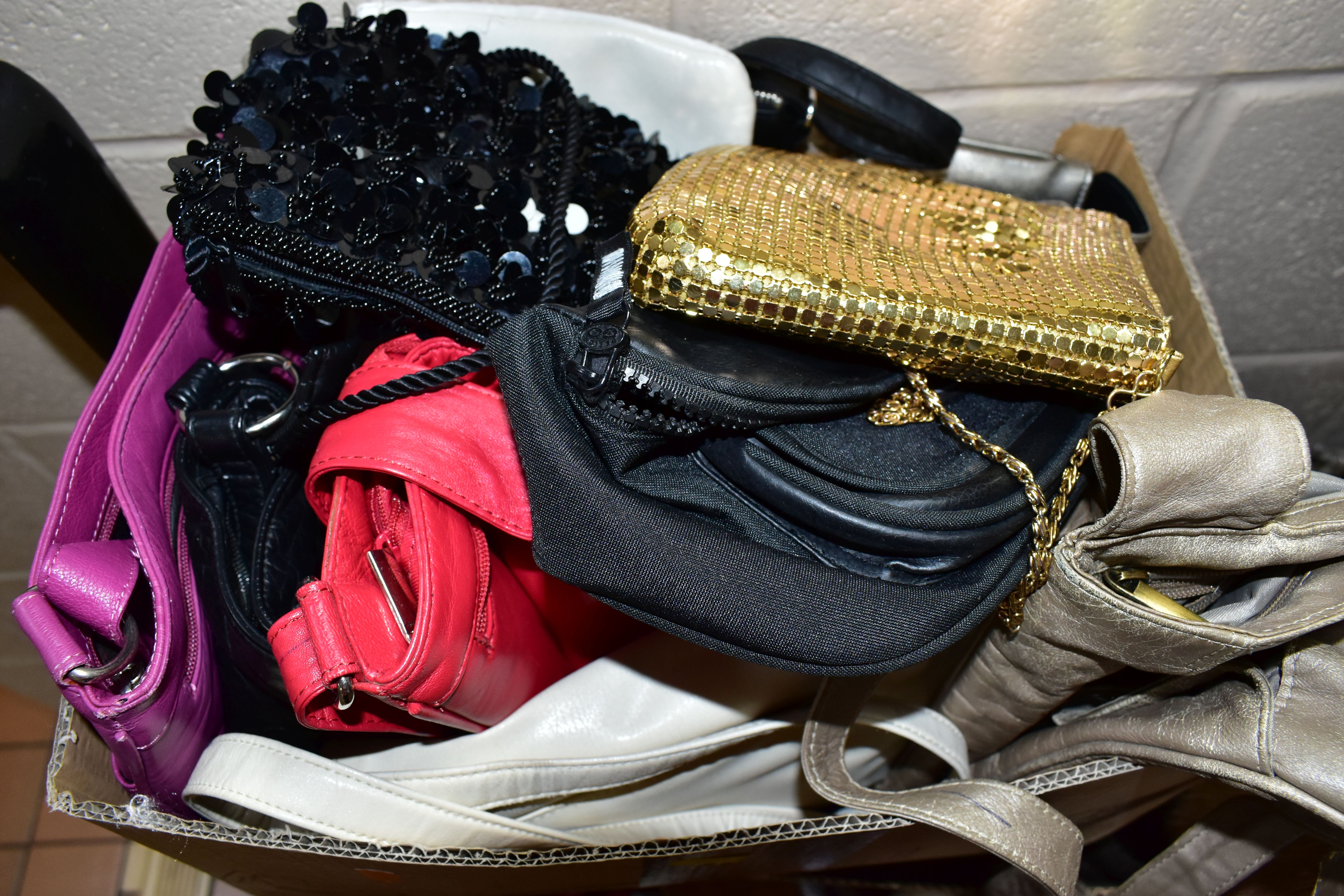 TEN BOXES OF LADIES SHOES, HATS AND CLOTHING, to include two fur stoles, four fur jackets (three - Bild 7 aus 10