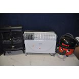 A HENRY HVK200 NUMATIC VACUUM no pole or brush bar along with a De'Longhi HN25 panel heater, De'