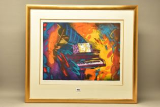 SIMON BULL (BRITISH 1958' CRESCENDO', a signed limited edition screen print depicting a concert