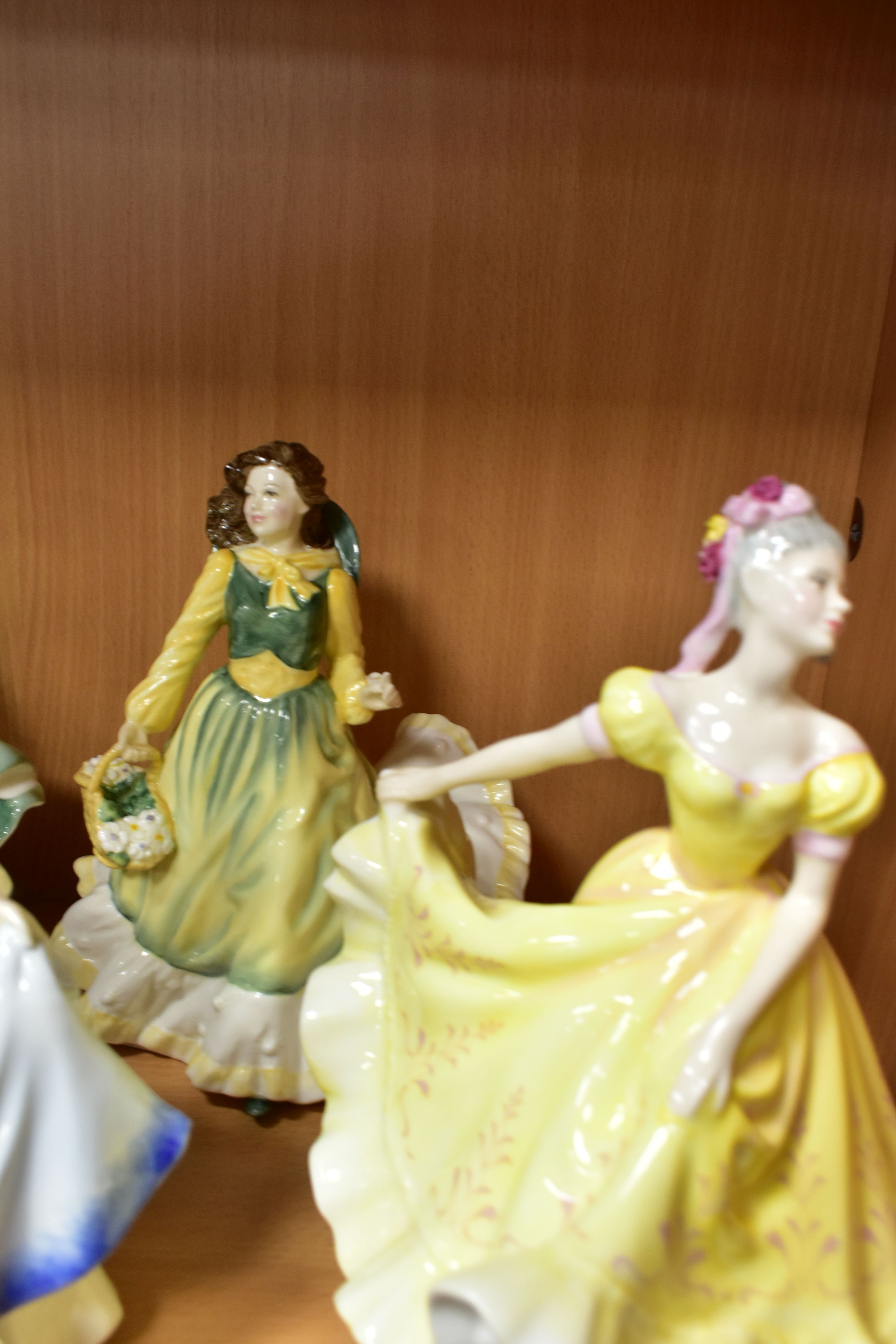 FIVE ROYAL DOULTON LADIES, comprising 'Pamela' HN3223, (worn gilt signature to the base), 'Fair - Bild 4 aus 4