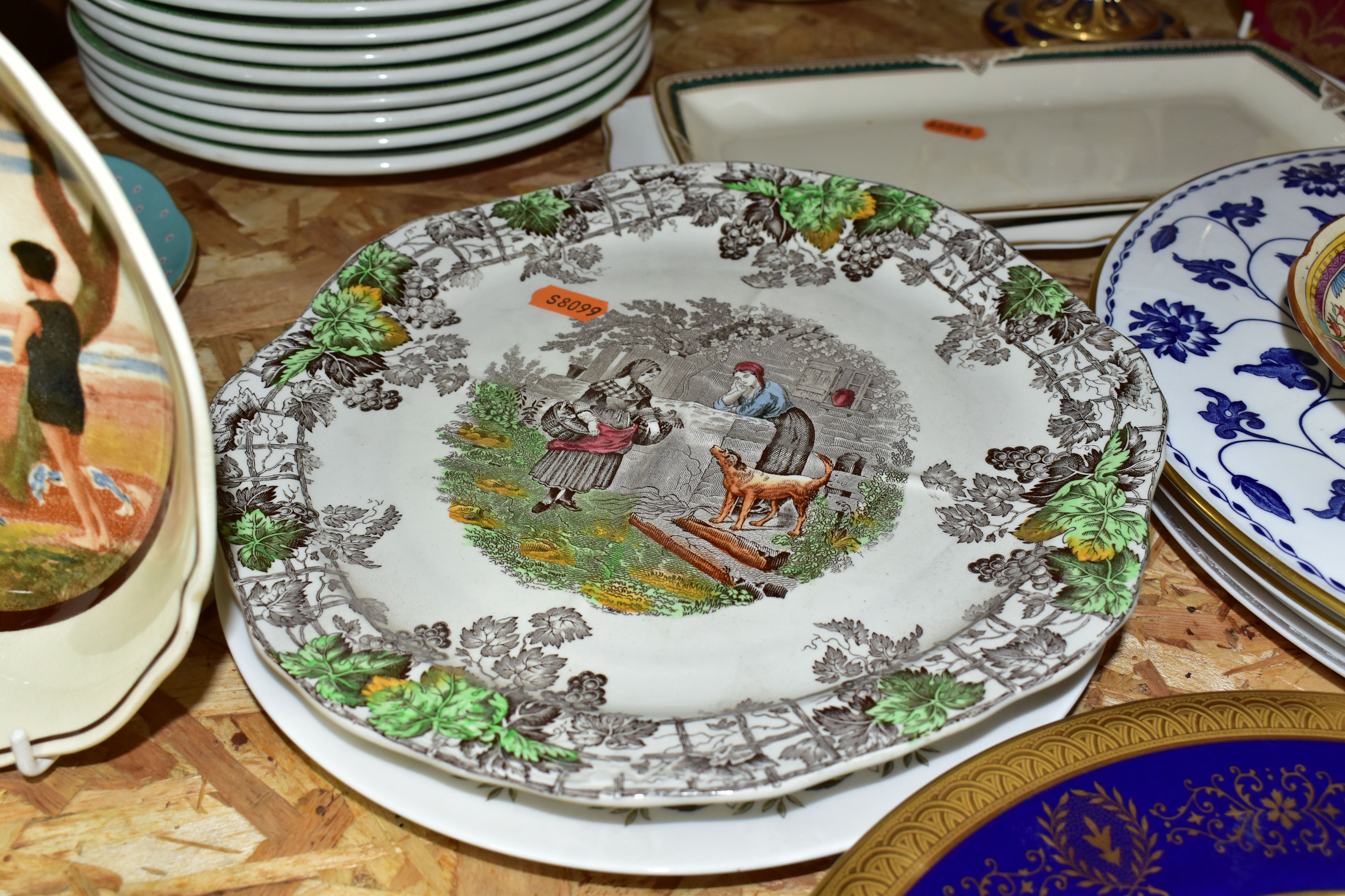 A COLLECTION OF CERAMICS AND MISCELLANEOUS DINNERWARE, comprising a Spode limited edition plate - Image 7 of 8