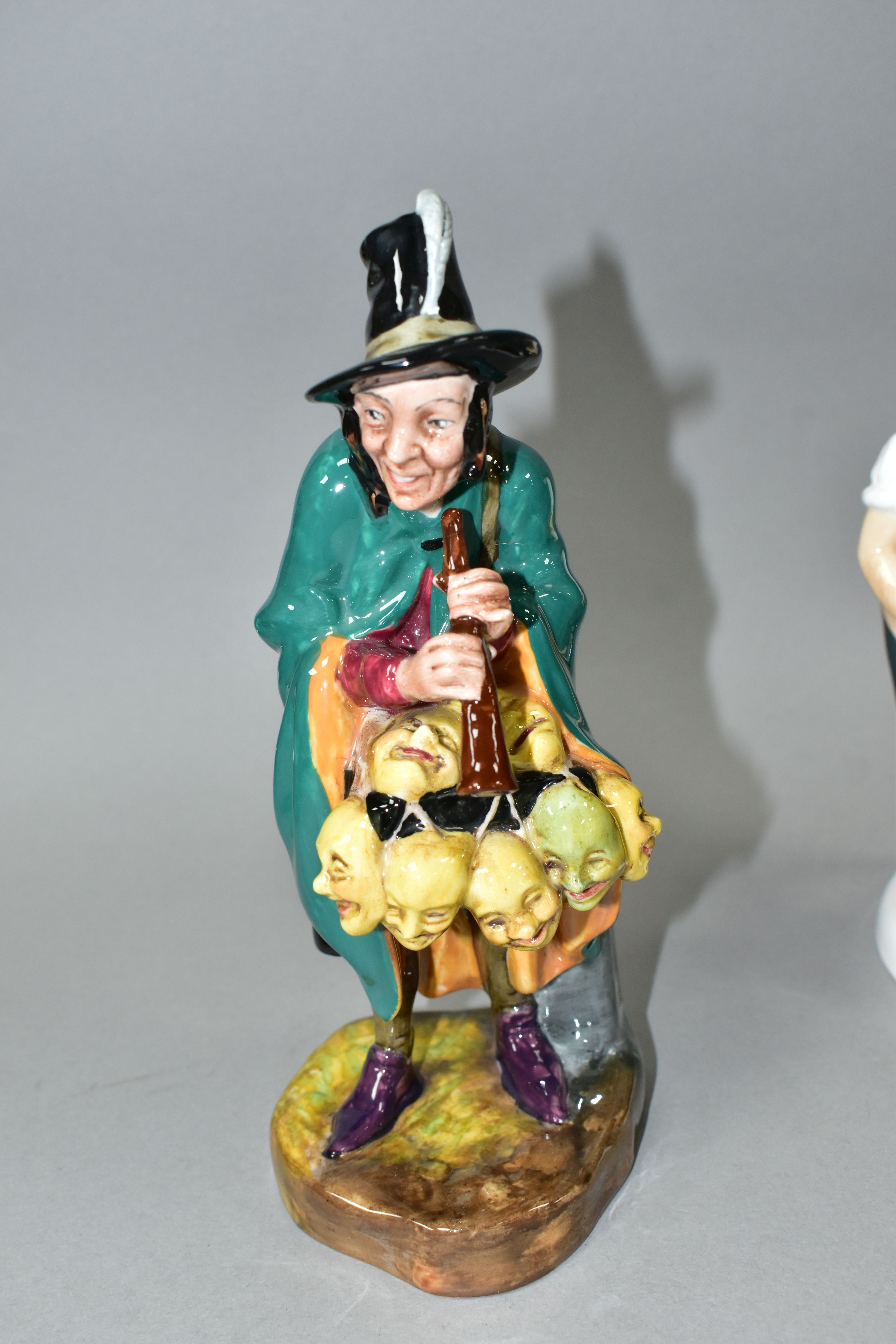 THREE ROYAL DOULTON FIGURES, comprising 'Old Mother Hubbard' HN2314, (broken section from dog's foot - Bild 2 aus 5