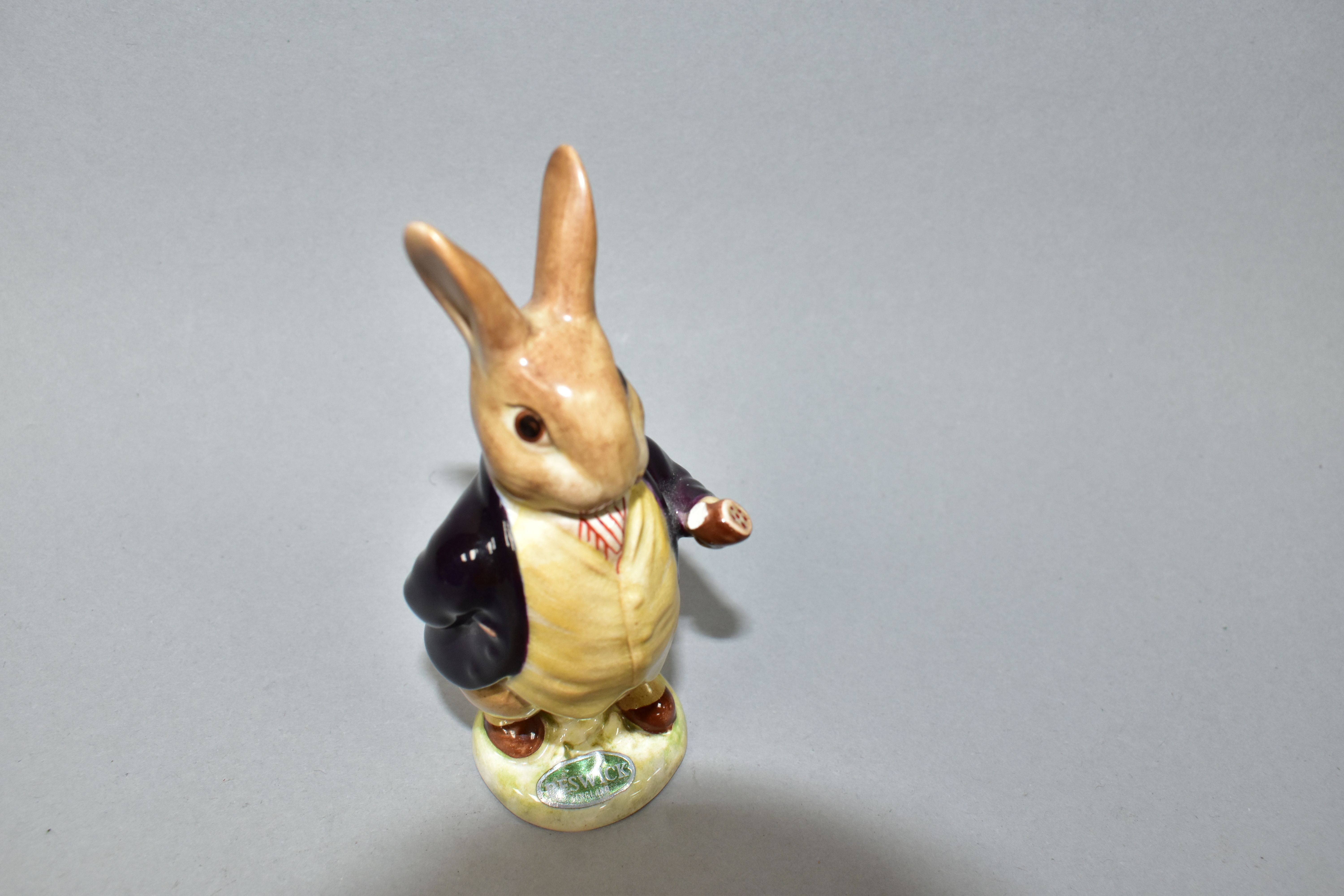 FOUR BESWICK BEATRIX POTTER FIGURES, comprising Foxy Whiskered Gentleman, First Version BP-2, - Image 4 of 4