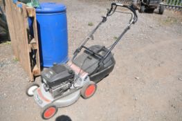 A MASPORT MAXICATCH 575SP SELF PROPELLED PETROL LAWNMOWER, with a grassbox (engine turns)