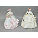 TWO COALPORT FOR COMPTON & WOODHOUSE LIMITED EDITION FIGURES FROM 'THE FOUR FLOWERS' COLLECTION,