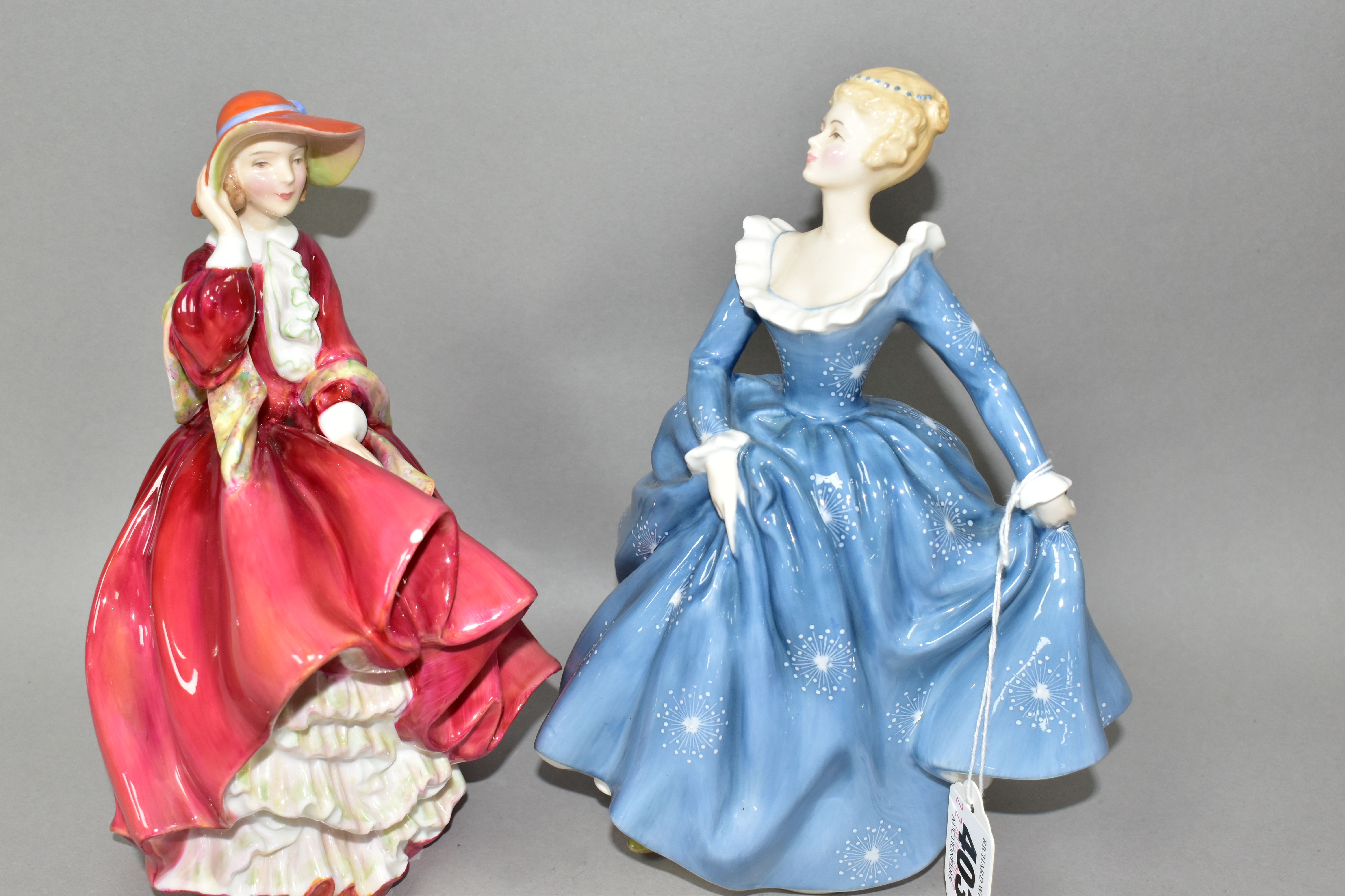 FIVE ROYAL DOULTON LADIES, comprising 'Fragrance' HN2334, (rough edges underneath edge of frill), ' - Bild 6 aus 6