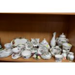 A COLLECTION OF AYNSLEY PEMBROKE GIFTWARE AND OTHER CERAMICS, the Aynsley including a twin handled