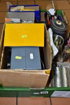 SUNDRIES, one box containing photographic equipment including a boxed Brownie 8 movie projector, a