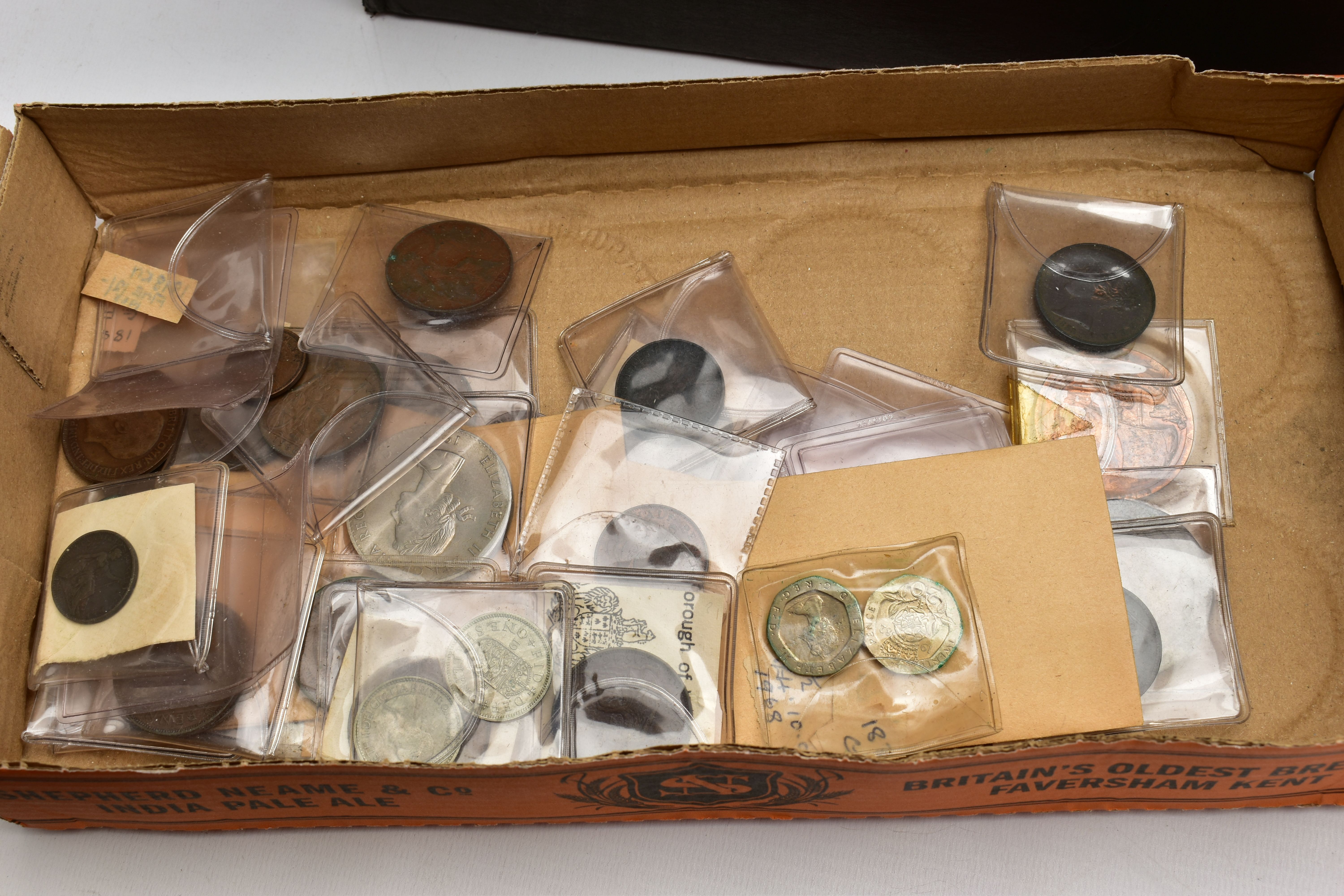 TWO LARGE BOXES CONTAINING UK AND WORLD COINS, to include some UK and Ireland BU and proof year sets - Image 2 of 12