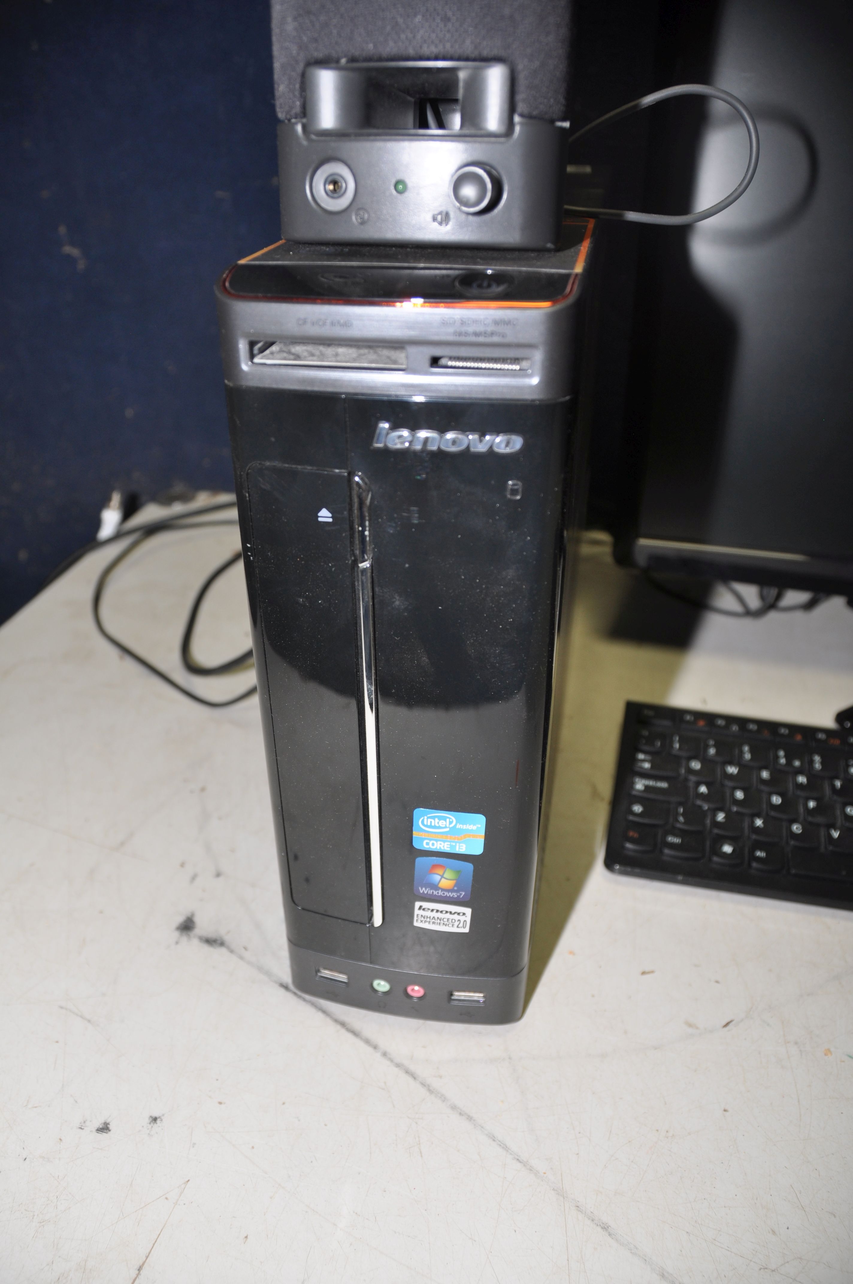 A LENOVO H330 COMPUTER TOWER with a Acer G246HL monitor and a HP deskjet2510 scanner/printer (all - Bild 2 aus 4