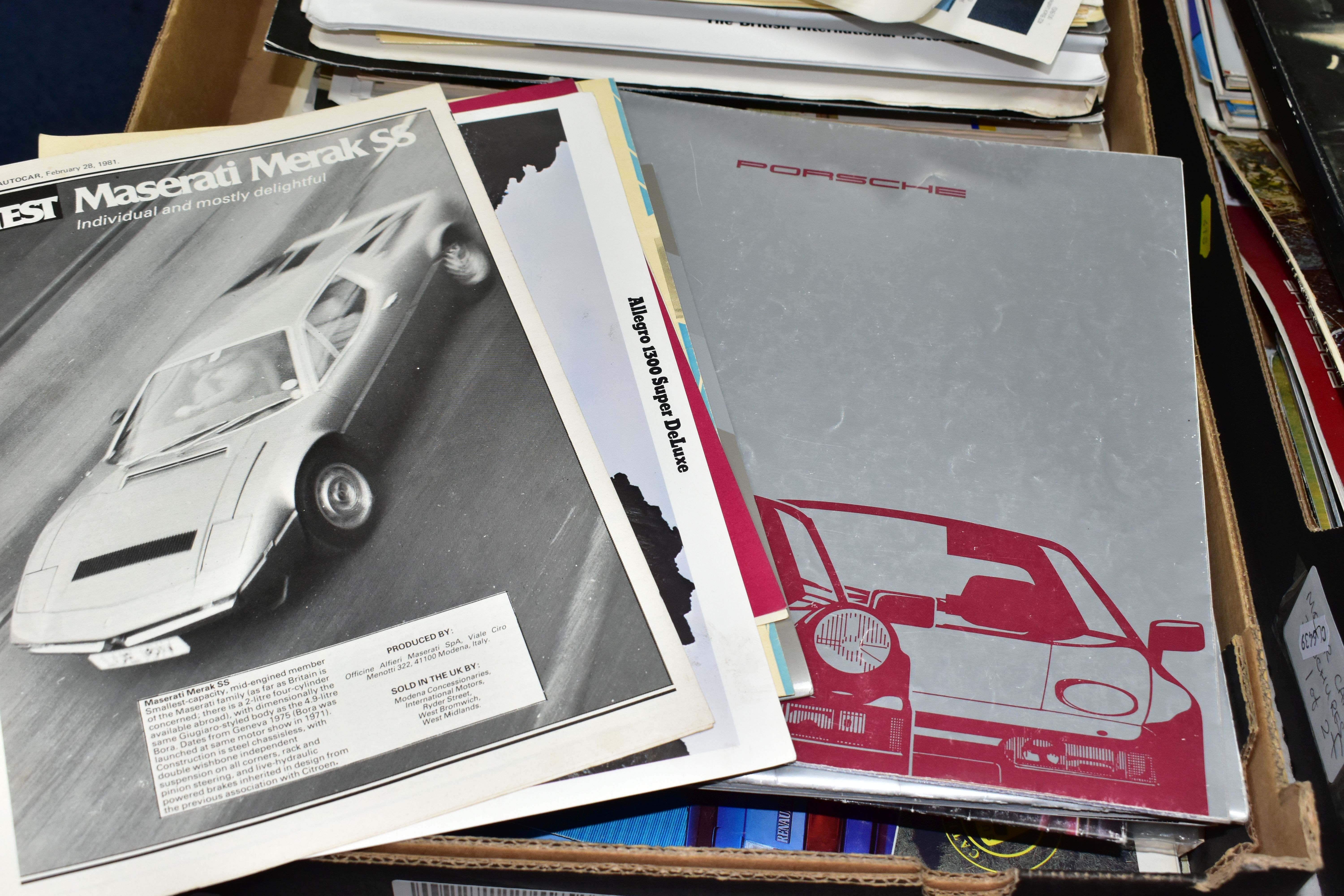 MOTORING EPHEMERA, a large collection (100s) of car manufacturers sales brochures and promotional - Image 2 of 6