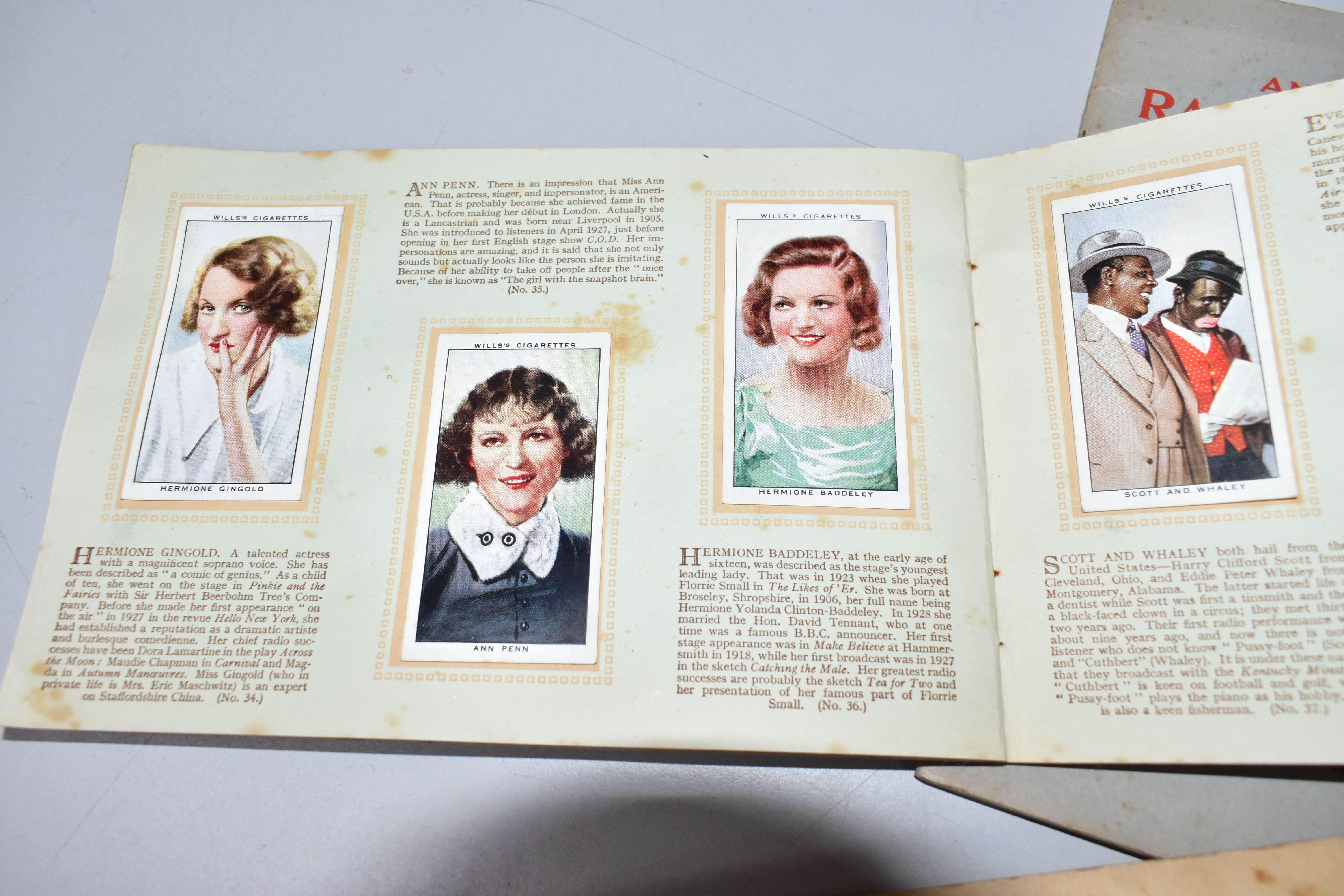 CIGARETTE CARDS, PHOTOGRAPHS & STAMPS, a collection of cigarette cards in albums and loose, - Image 5 of 13