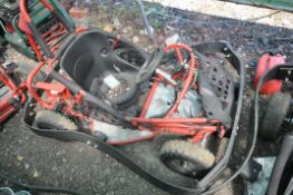 A HIGH PER OFF ROAD ELECTRIC GO CART looks to be fairly complete but missing batteries and