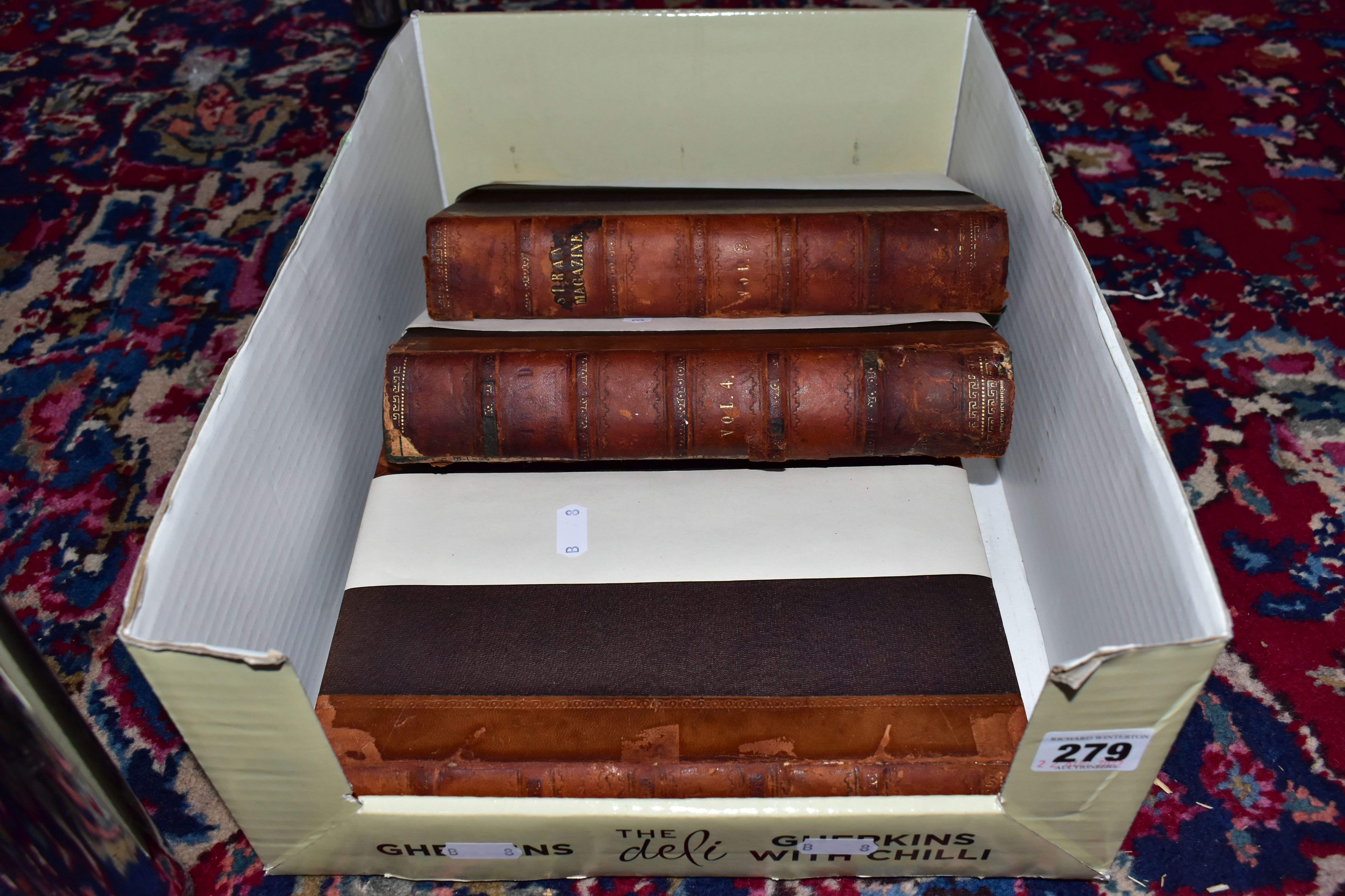 THE STRAND MAGAZINE, three leather bound volumes of 'The Strand' magazine, vols 2, 3, 4, 1891 - 1892