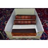 THE STRAND MAGAZINE, three leather bound volumes of 'The Strand' magazine, vols 2, 3, 4, 1891 - 1892