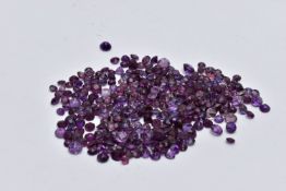 A SELECTION OF VARIOUS PRECIOUS AND SEMI-PRECIOUS GEMSTONES, of varying cuts, colours and hues, to