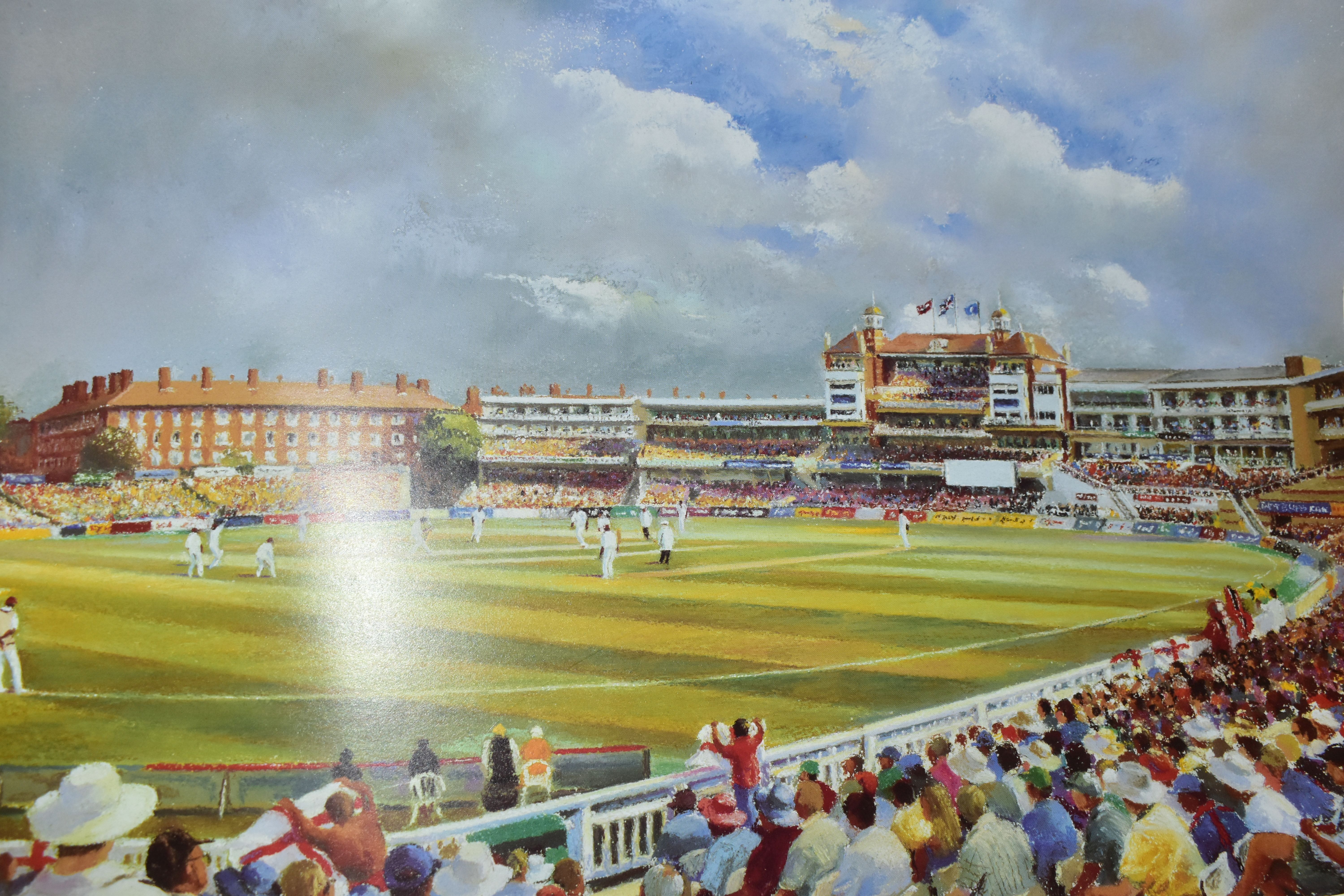 JOCELYN GALSWORTHY (BRITISH CONTEMPORARY) FIVE CRICKET THEMED LIMITED EDITION PRINTS, comprising ' - Image 4 of 4