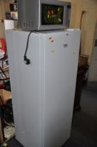 A BEKO FFG1545W TALL FREEZER along with a Panasonic NN-E225M microwave (both PAT pass and