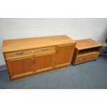 A G PLAN FRESCO TEAK SIDEBOARD, width 140cm x depth 45cm x height 72cm (condition:-originally with a