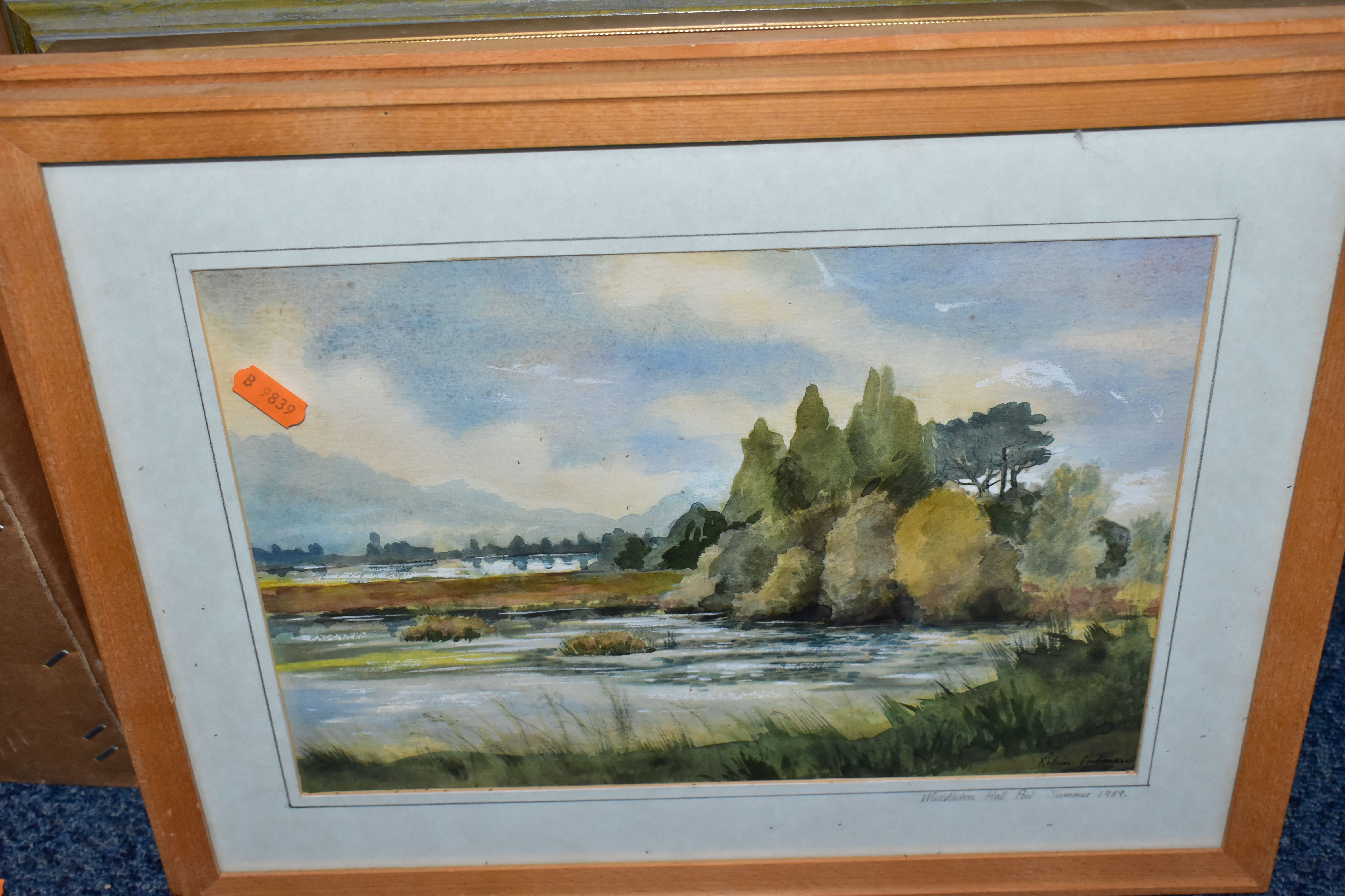 PAINTINGS AND PRINTS ETC, to include amateur watercolours by Robin Pulman, subjects include - Bild 6 aus 6