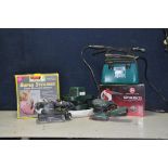 A COLLECTION OF DIY ELECTRICALS to include a Hoover SSNH1000001 steam express handy, Earlex super